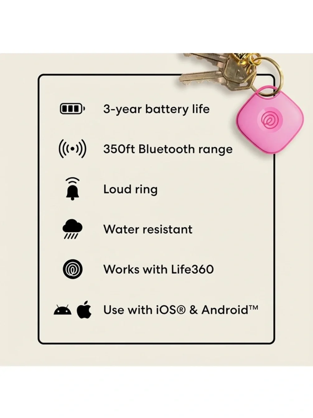 Tile Mate Tracker - Pink ⭐️💖 NWT - Picture 4 of 8